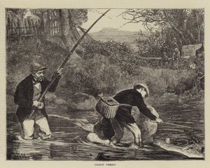 Salmon Fishing by Robert Walker Macbeth